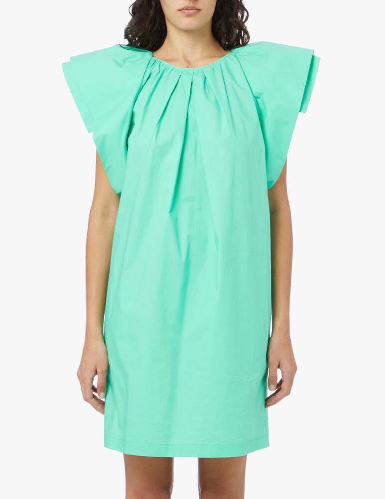 rinascente TELA Mini cotton dress - green