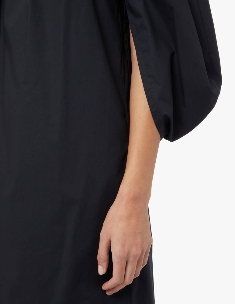 rinascente TELA Midi cotton dress - black