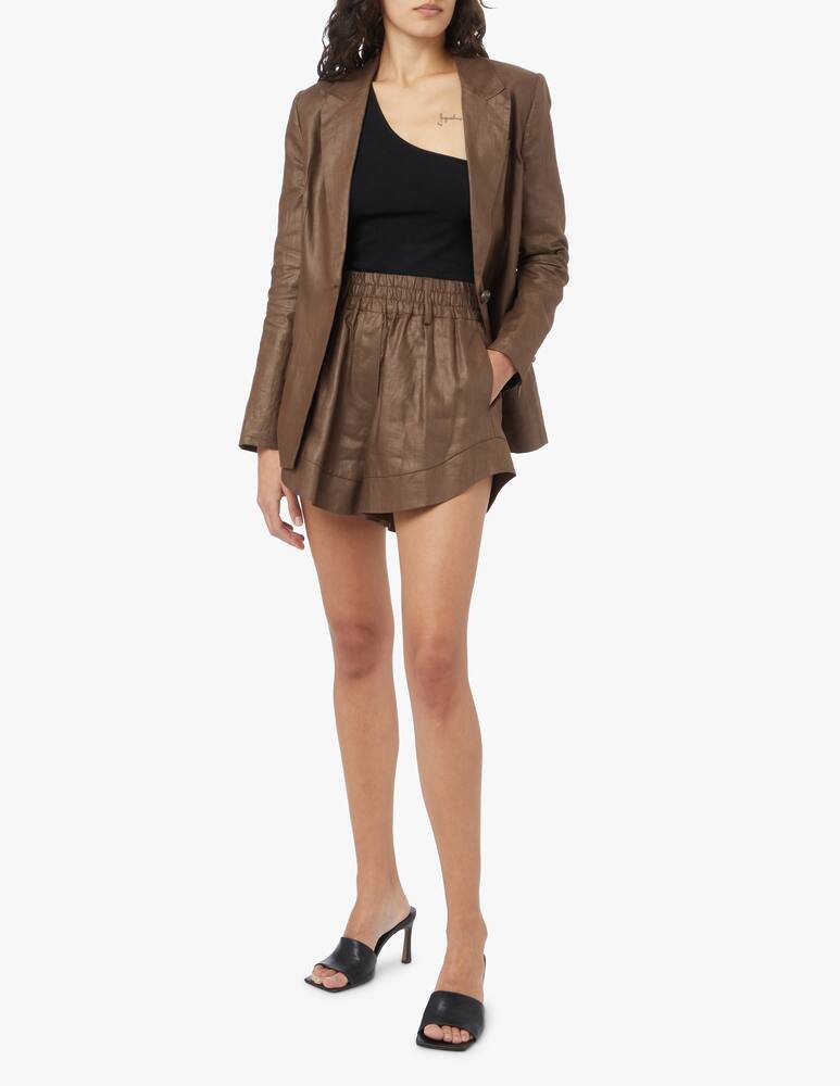 rinascente TELA Linen shorts - brown