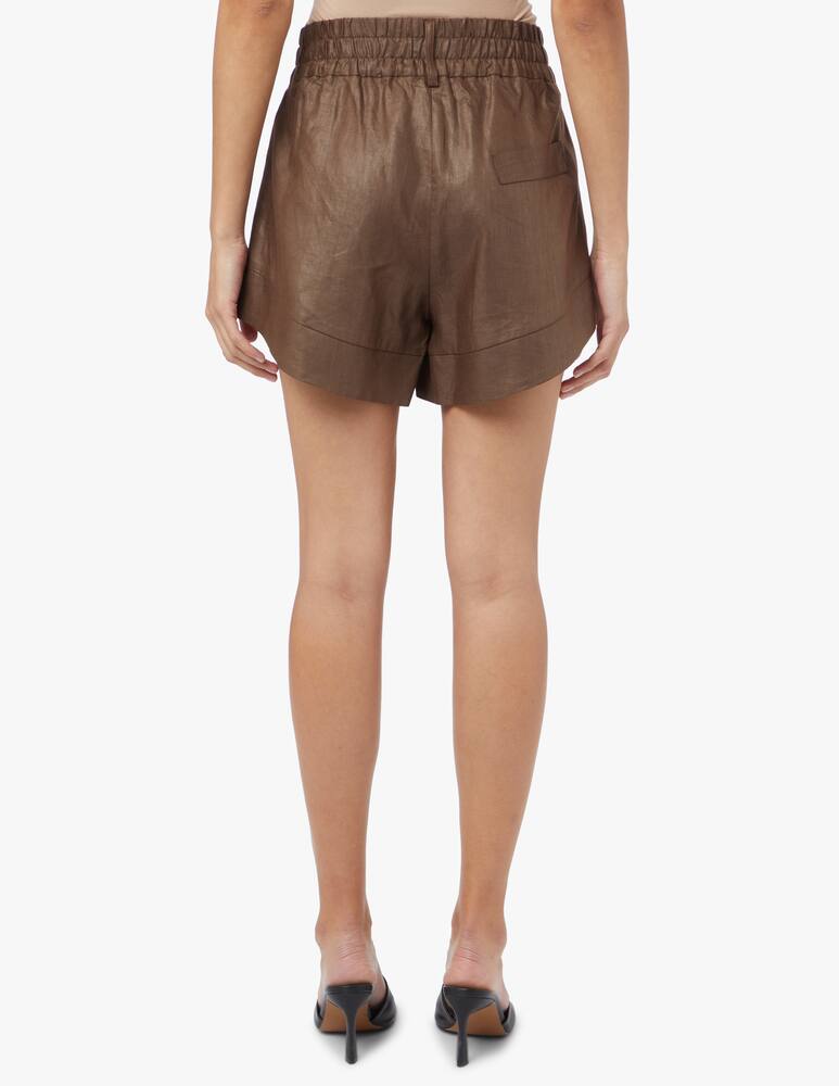 rinascente TELA Linen shorts - brown