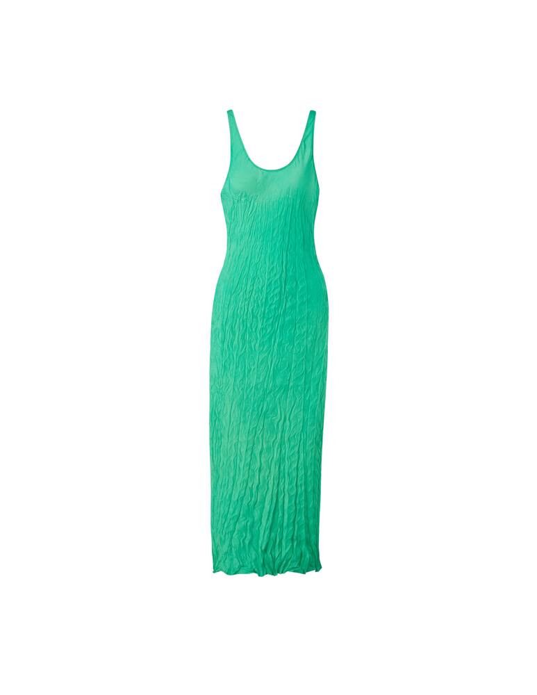 rinascente TELA Slik midi dress - green