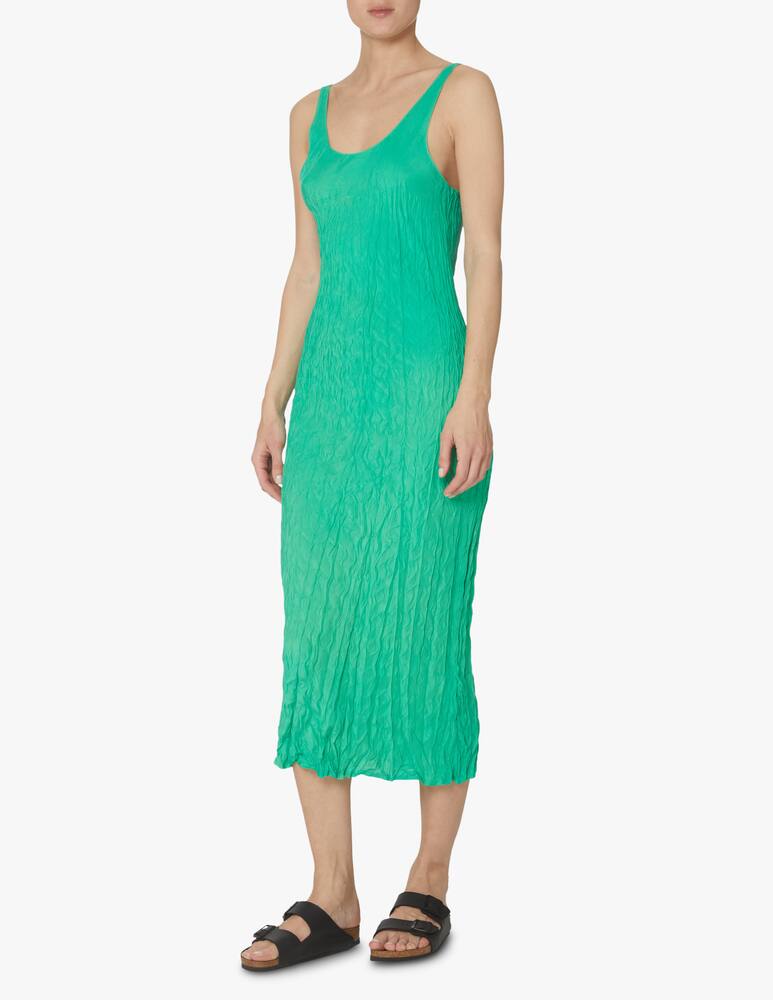 rinascente TELA Slik midi dress - green