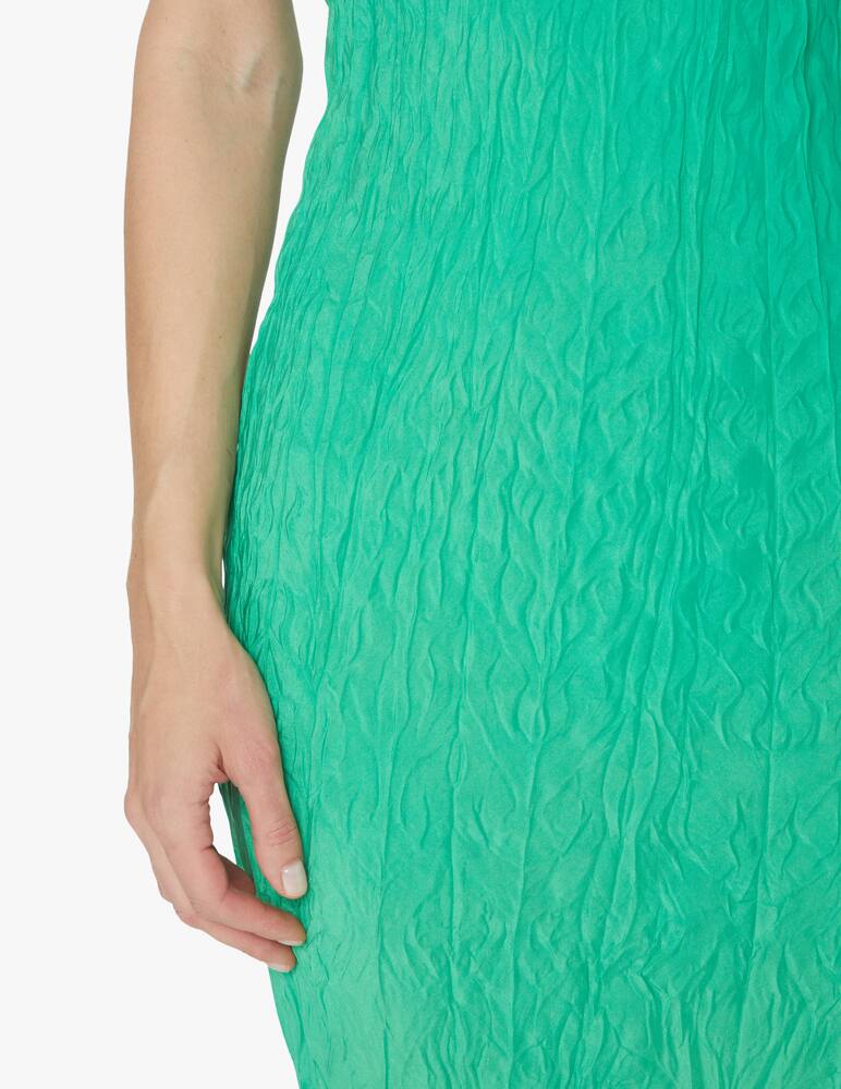 rinascente TELA Slik midi dress - green