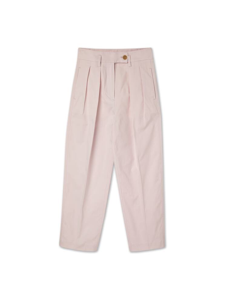 TELA Pantaloni carrot in cotone - rosa - immagine 5