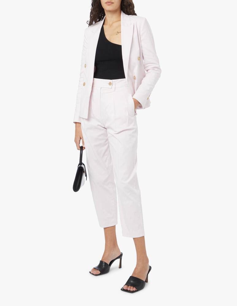 TELA Pantaloni carrot in cotone - rosa - immagine 2