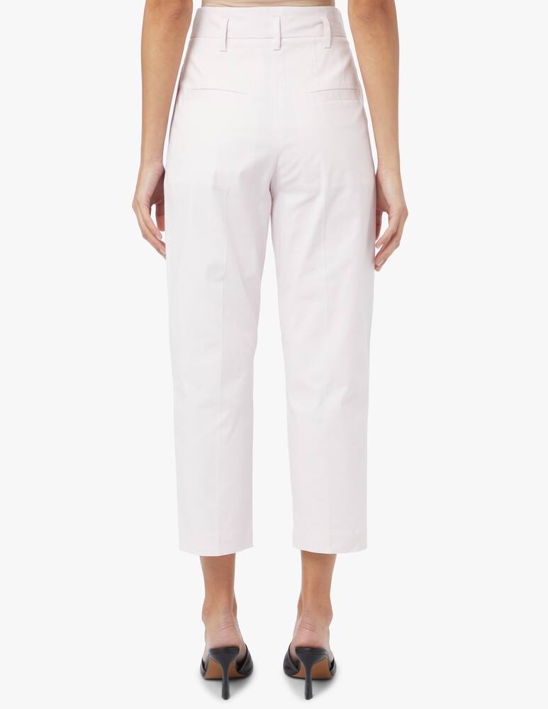 TELA Pantaloni carrot in cotone - rosa - immagine 3