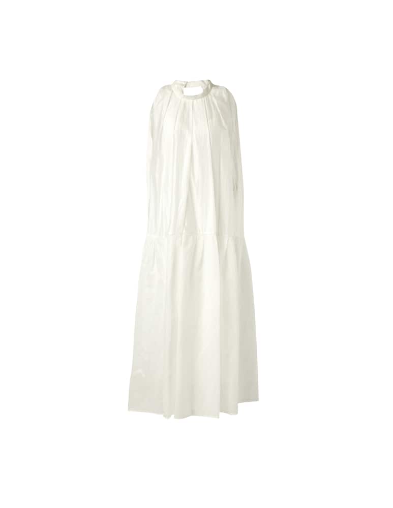 rinascente TELA Vestito lungo in cotone - bianco