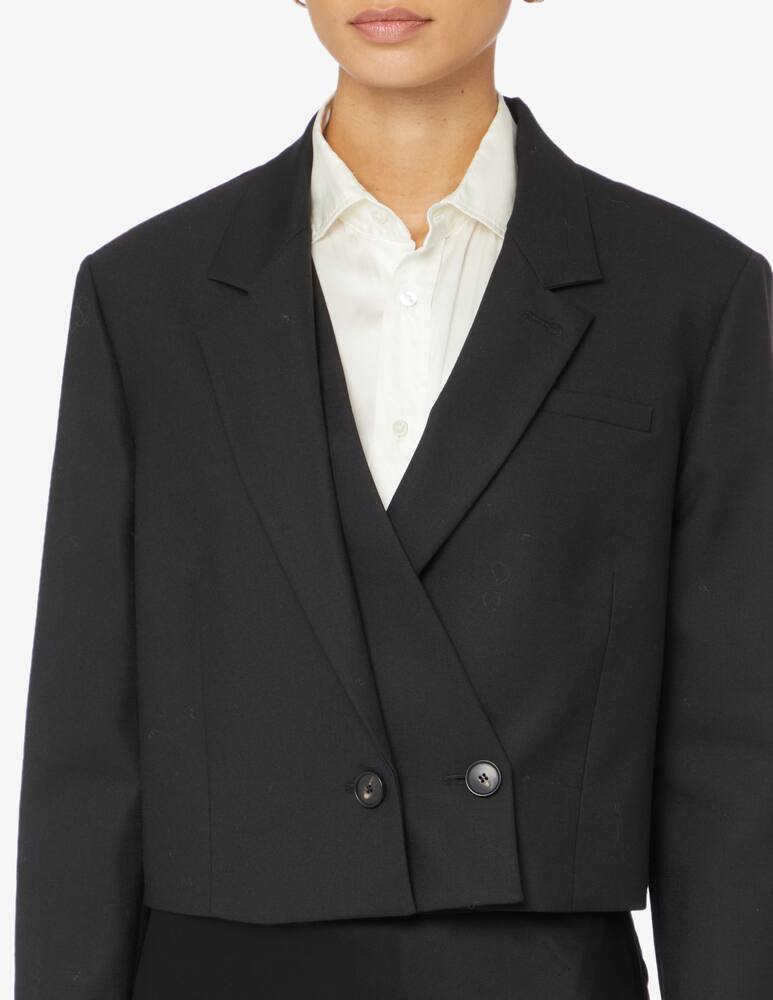 rinascente TELA Giacca spencer in lana - Nero