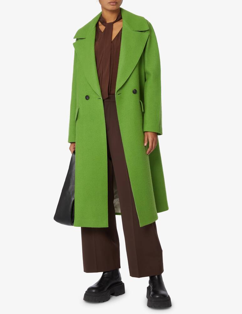 rinascente TELA Coat with wide neckline - Green
