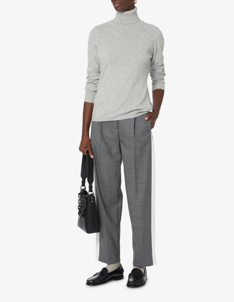 rinascente TELA Pantalone con banda laterale a contrasto  - Grigio