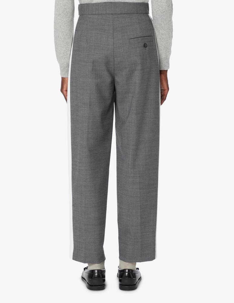 rinascente TELA Pantalone con banda laterale a contrasto  - Grigio