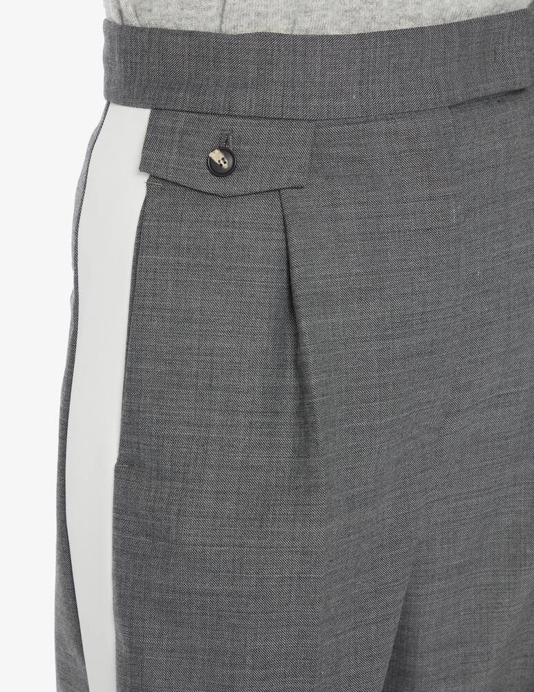 rinascente TELA Pantalone con banda laterale a contrasto  - Grigio