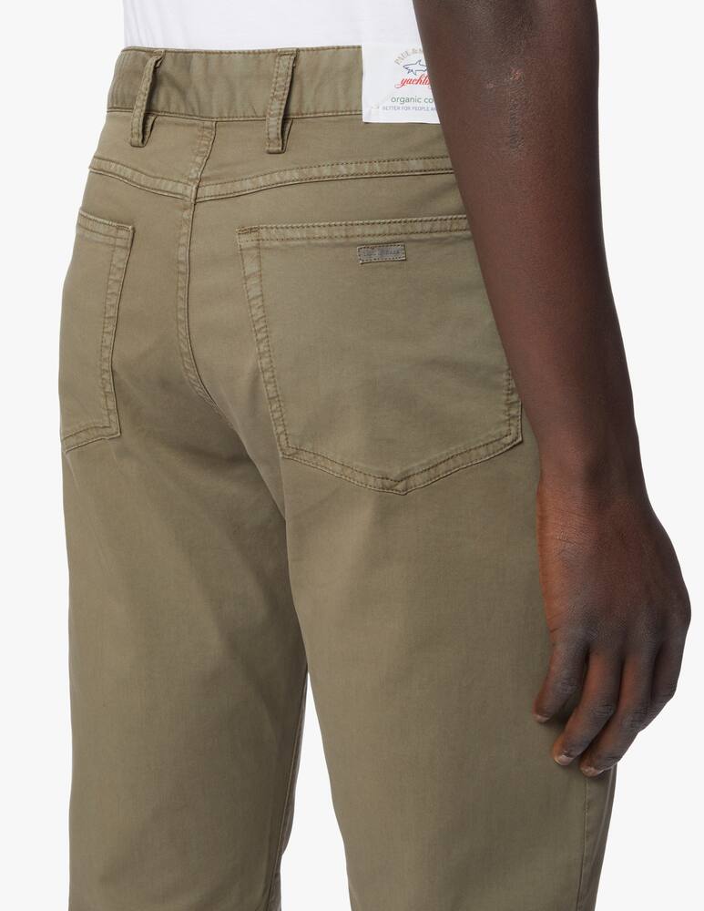 rinascente Paul & Shark Pantalone 5t yachthing stretch - verde