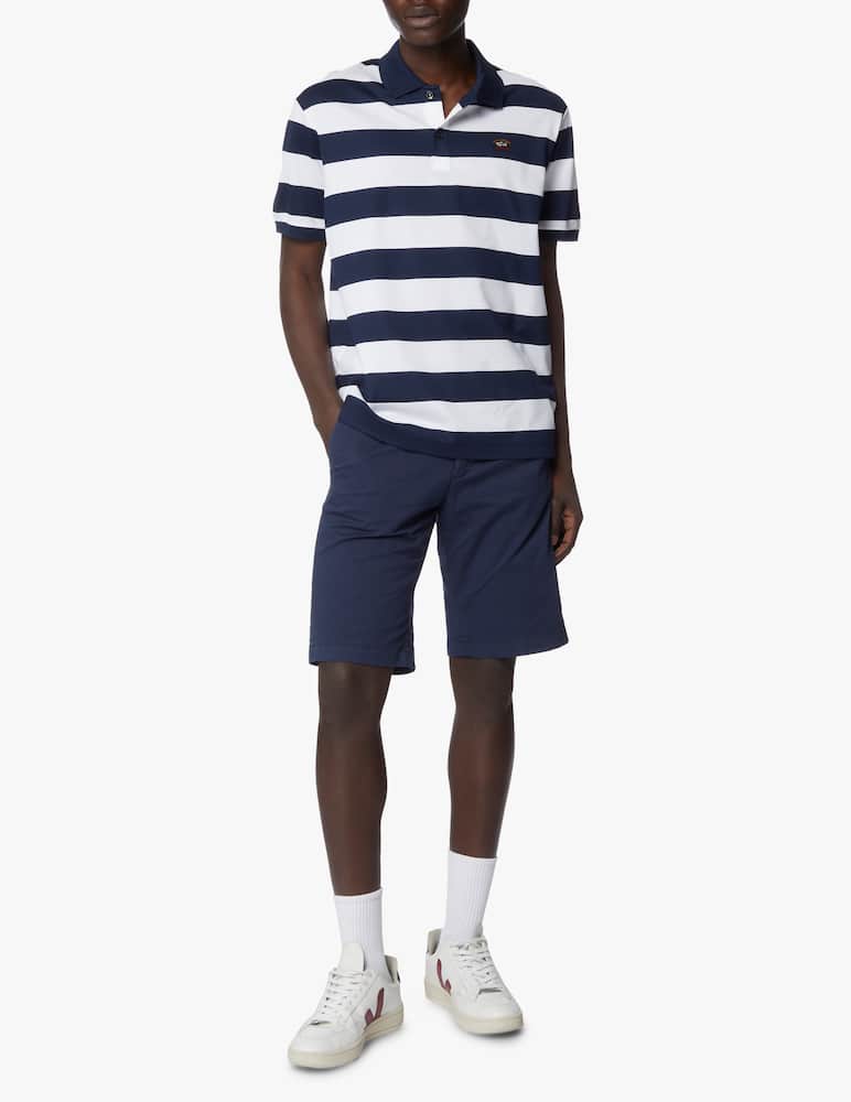 rinascente Paul & Shark Polo mc piquet a righe - multicolor