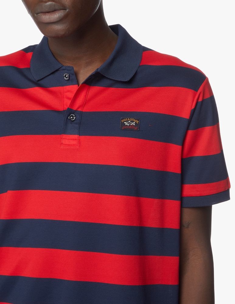 rinascente Paul & Shark Polo mc piquet a righe - multicolor