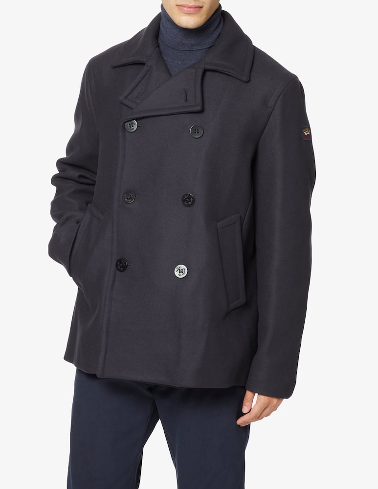 Paul & Shark Cappotto pecoat - Blu - immagine 1 Paul & Shark Cappotto pecoat - Blu - immagine 1