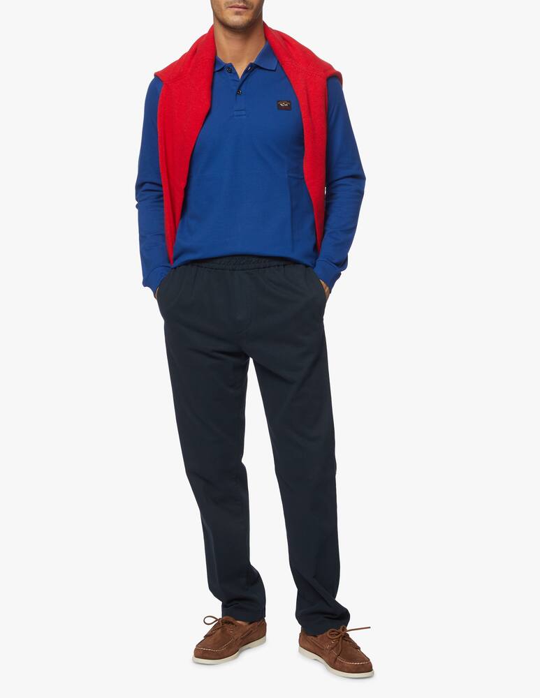 rinascente Paul & Shark Polo tinta unita manica lunga always collection