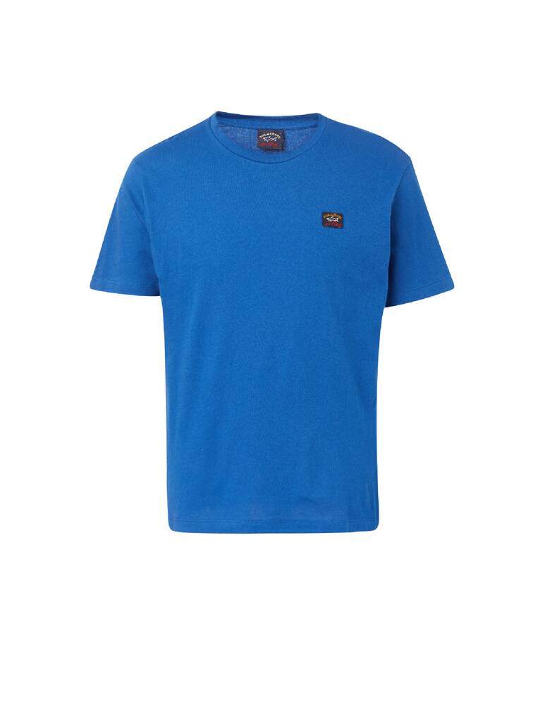 rinascente Paul & Shark Basic badge roundneck T-shirt - blue