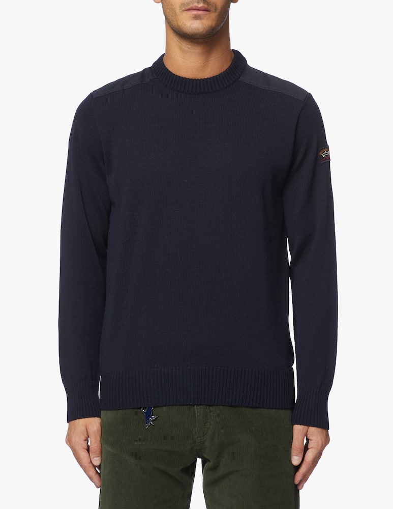 rinascente Paul & Shark Always collection roundneck with nylon details