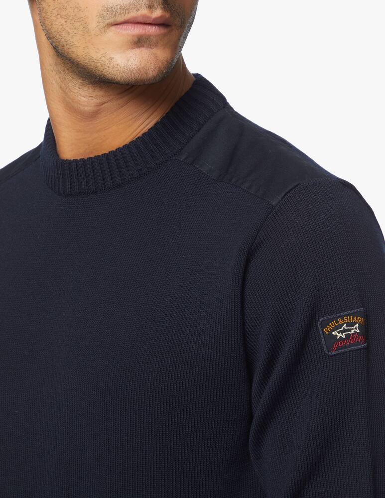 rinascente Paul & Shark Always collection roundneck with nylon details