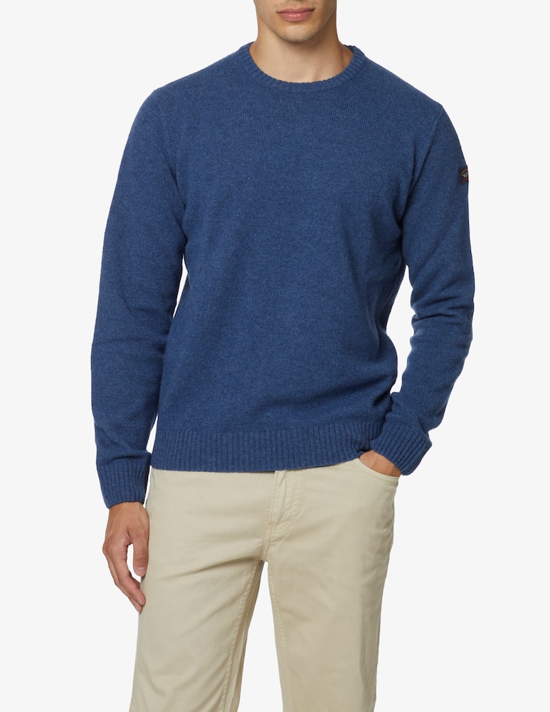Paul & Shark Maglia girocollo in re-wool - immagine 1 Paul & Shark Maglia girocollo in re-wool - immagine 1