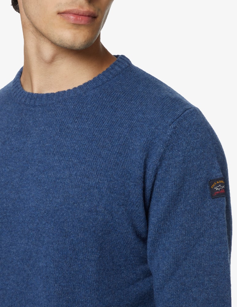 Paul & Shark Maglia girocollo in re-wool - immagine 4 Paul & Shark Maglia girocollo in re-wool - immagine 4