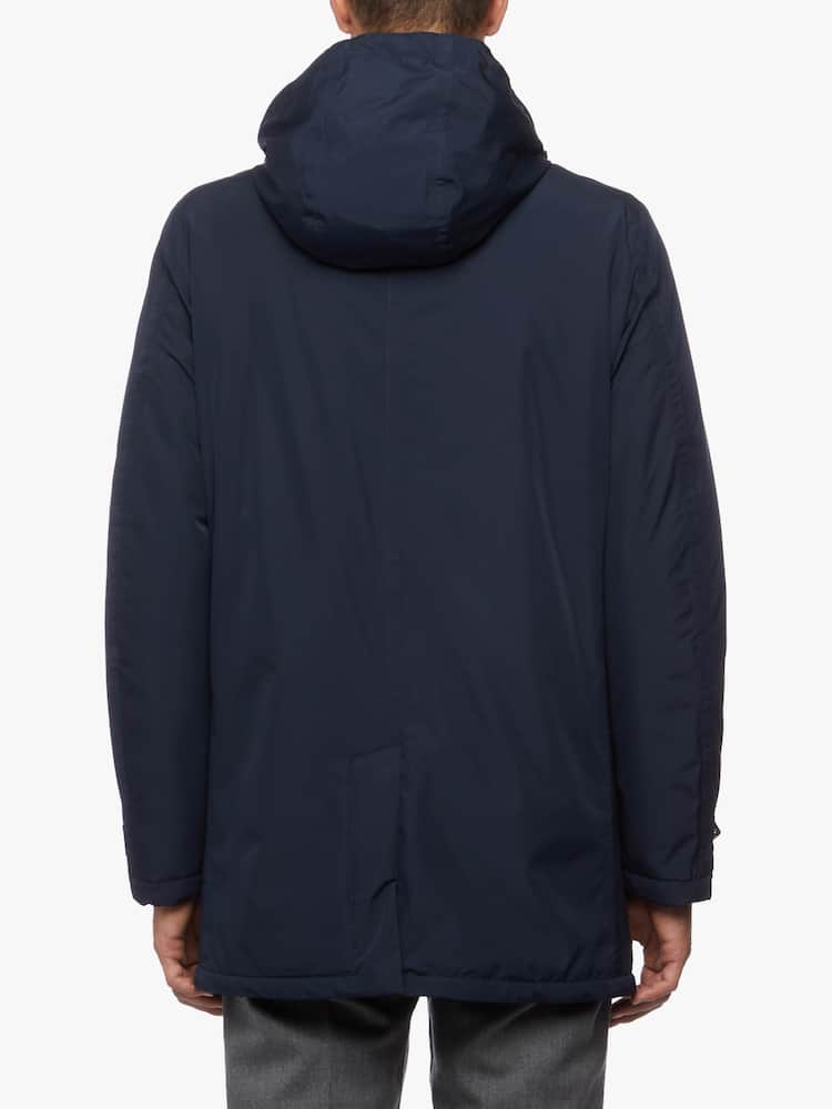 rinascente Paul & Shark Giaccone in tessuto typhoon con cappuccio staccabile