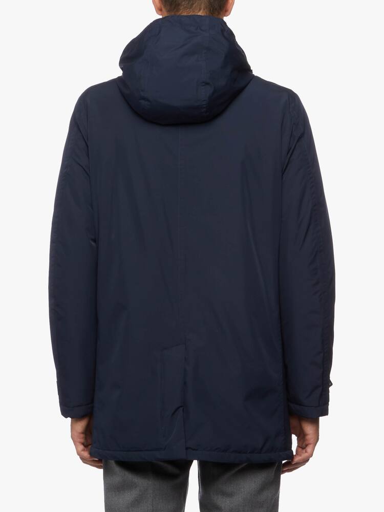 rinascente Paul & Shark Giaccone in tessuto typhoon con cappuccio staccabile
