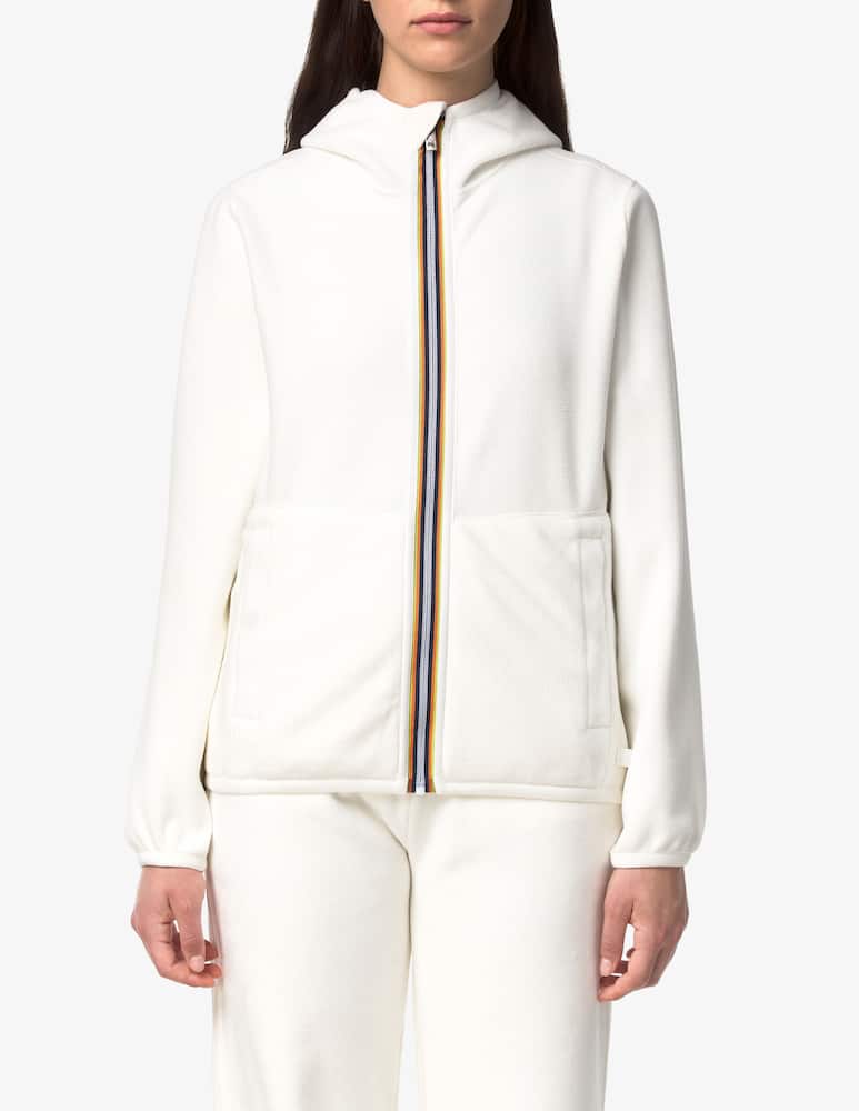 rinascente K-Way Hooded Lily Velour Polar Double jacket