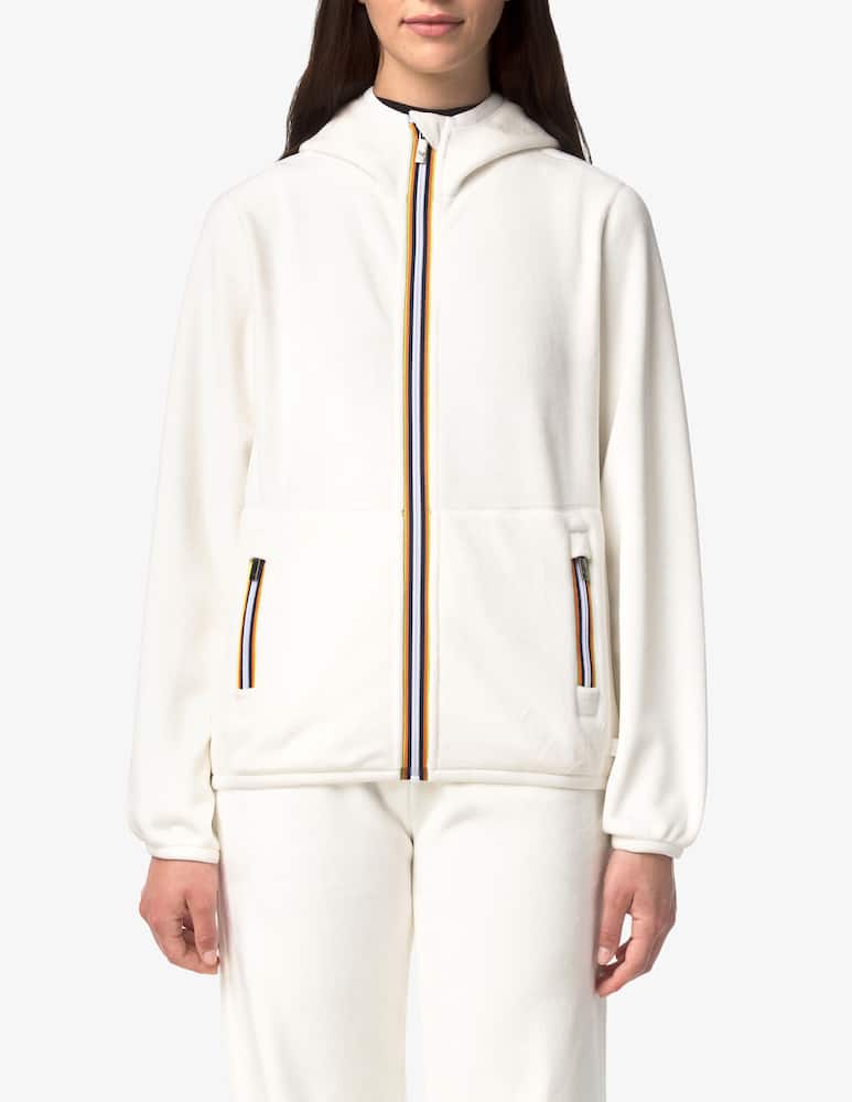 rinascente K-Way Hooded Lily Velour Polar Double jacket