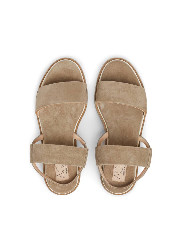 rinascente AGL Magda flatform suede sandals