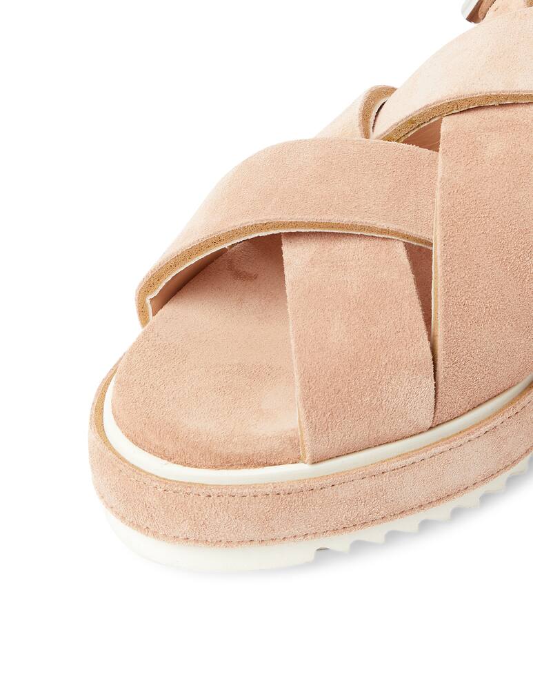 rinascente AGL Mallory flatform suede sandals