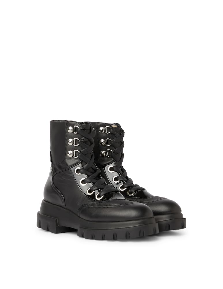 rinascente AGL Leather combat boots Maxine