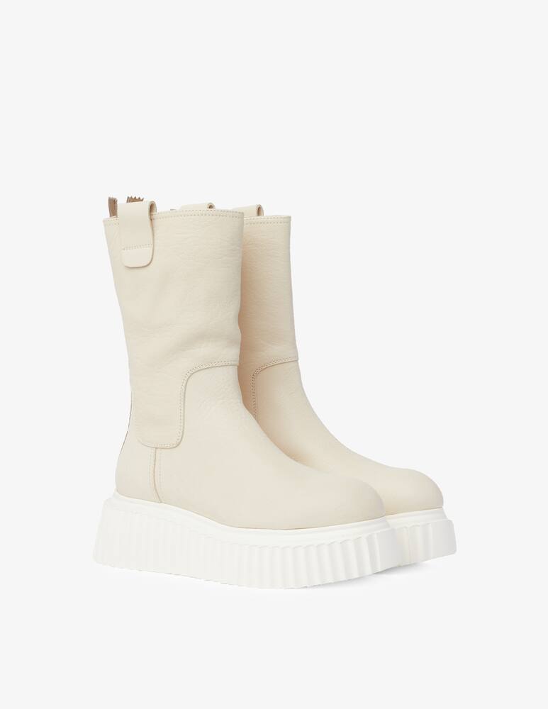 rinascente AGL Milagros leather booties - White