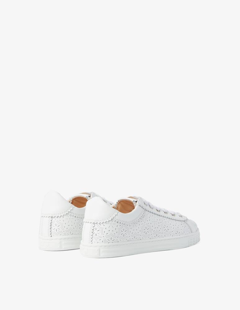 rinascente AGL Sneakers in pelle con dettagli traforati - bianco