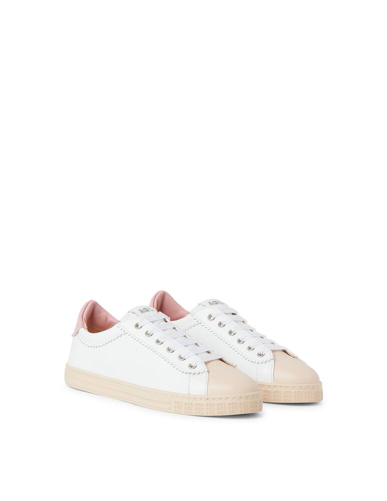 rinascente AGL Low leather sneakers - white