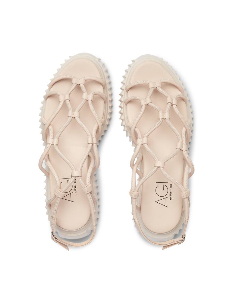 rinascente AGL Sandali platform intrecciati - rosa