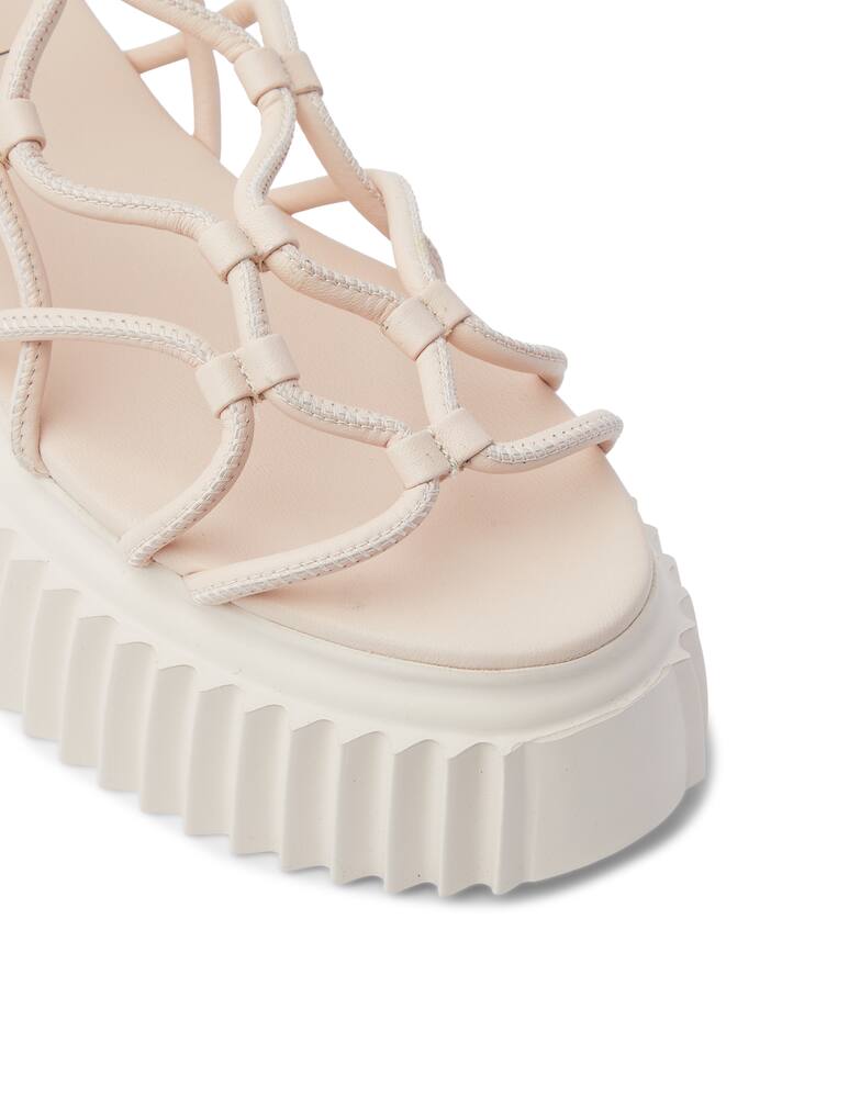 rinascente AGL Sandali platform intrecciati - rosa