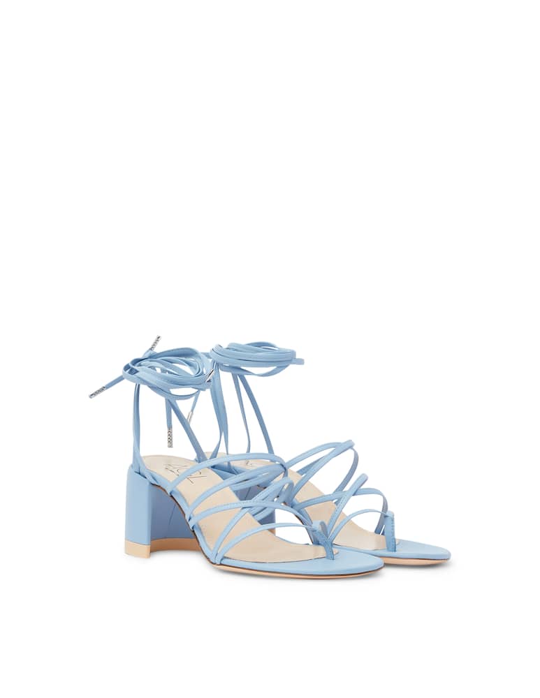 rinascente AGL Sandali con tacco in pelle - bianco