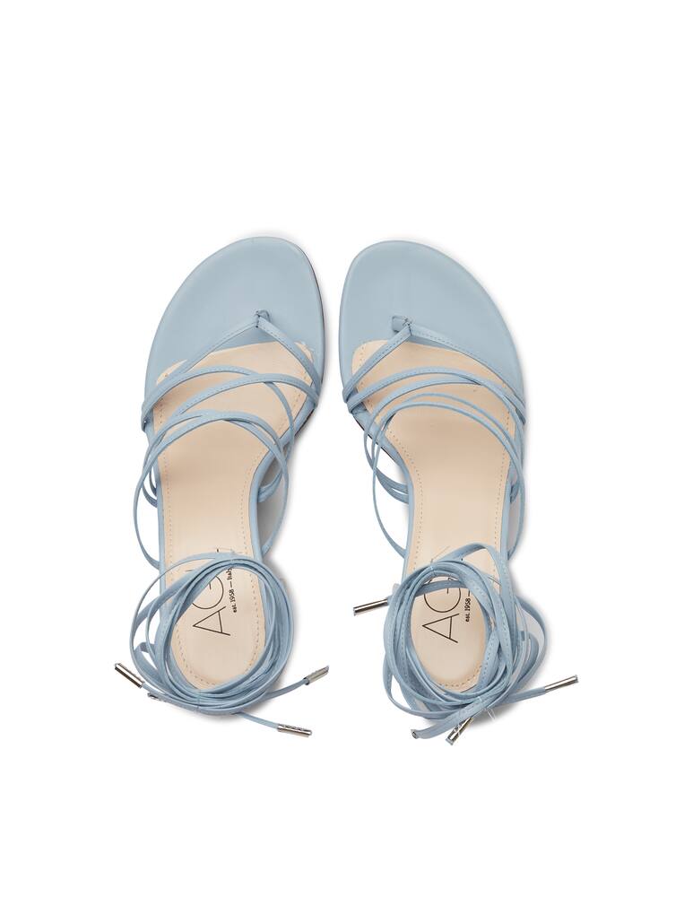 rinascente AGL Sandali con tacco in pelle - bianco