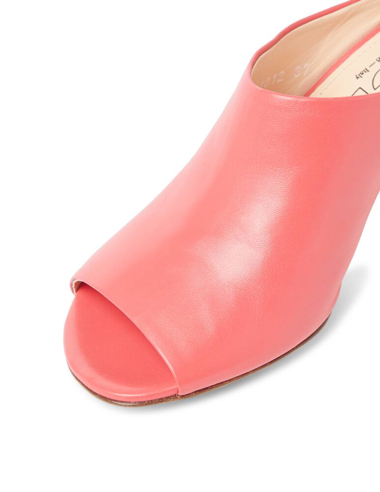 rinascente AGL Mule sandal with leather heel - pink