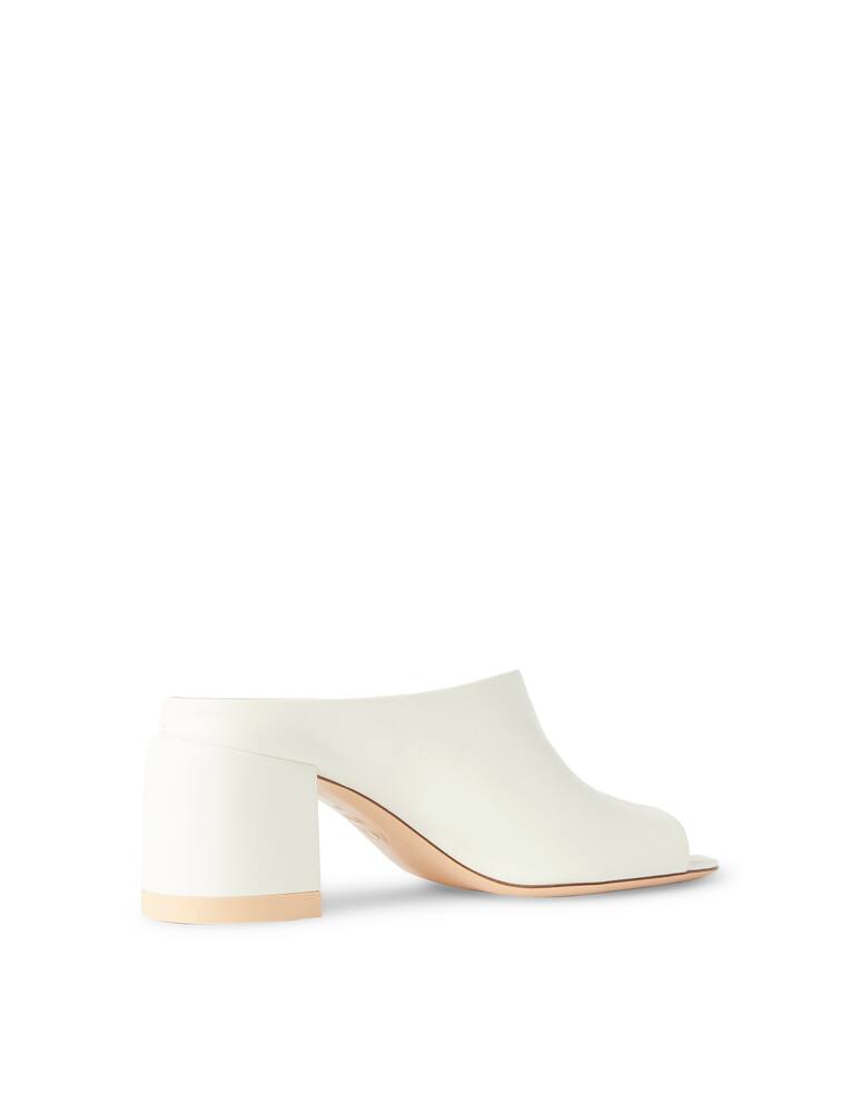 rinascente AGL Leather heeled multe sandals - white