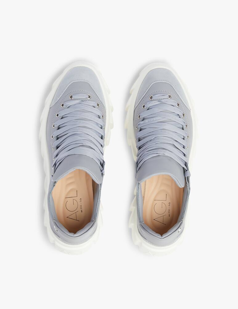 rinascente AGL Low leather sneakers - light blue