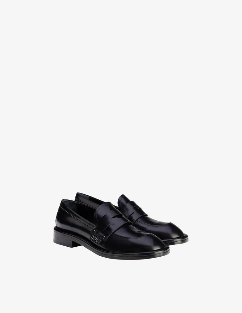rinascente AGL Leather loafers - Black