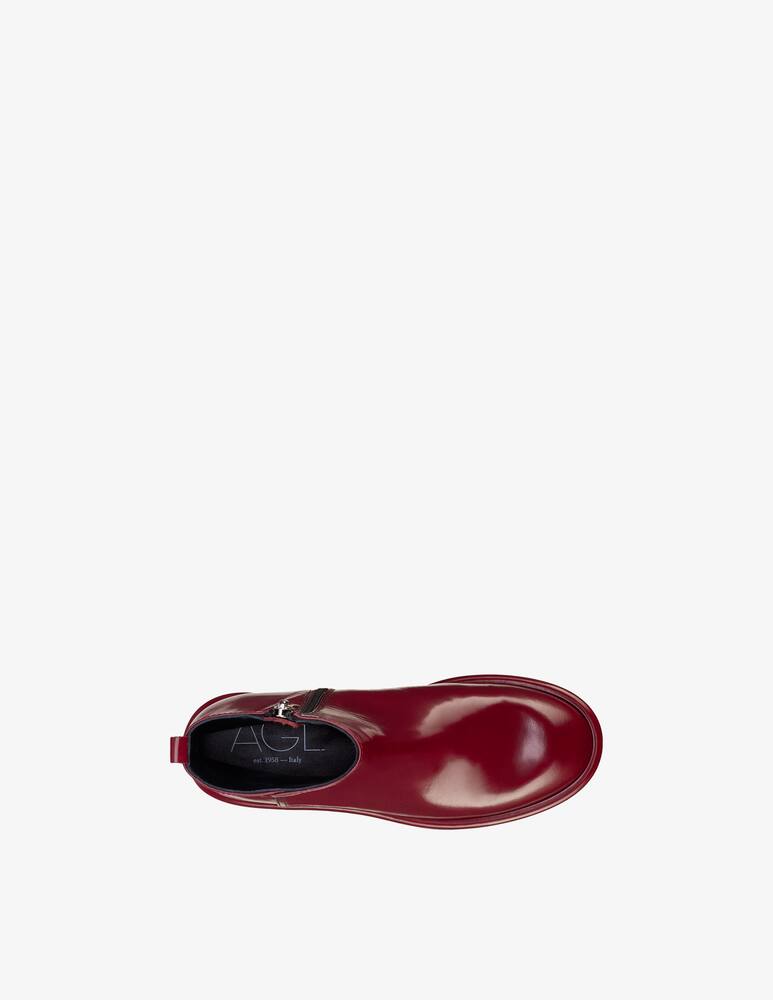 AGL Leather boots - Red - picture 4 AGL Leather boots - Red - picture 4