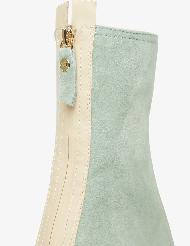 rinascente AGL Velou suede wedge booties