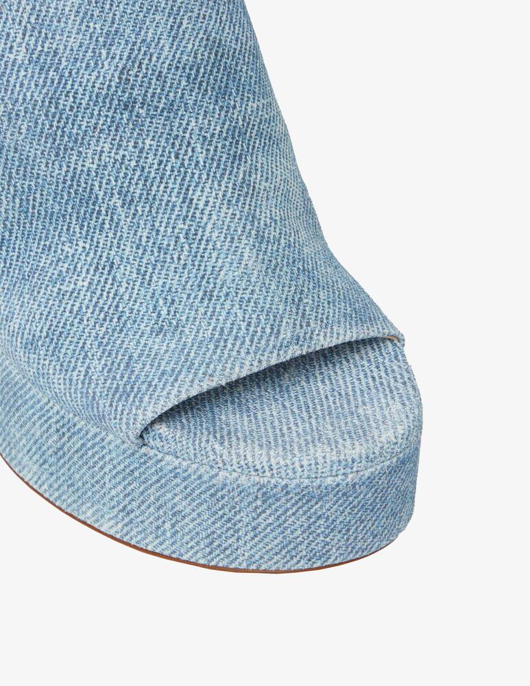 rinascente AGL Wedge mules denim print