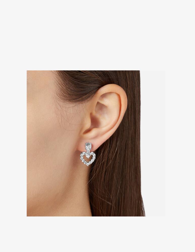 rinascente Chiara Ferragni Heart silver earrings