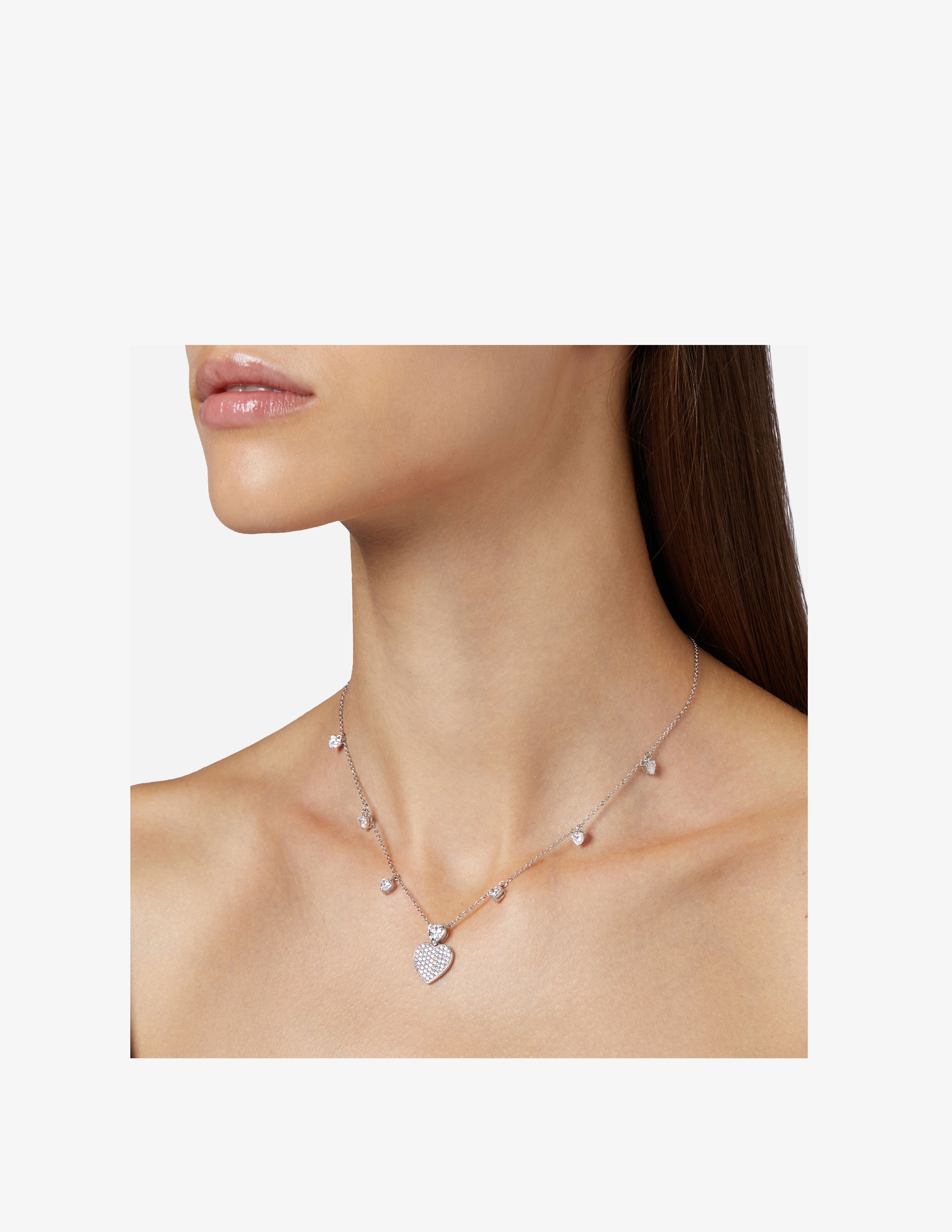 Orecchini GUESS A Cuore – Modello Acqua – Colore Argento