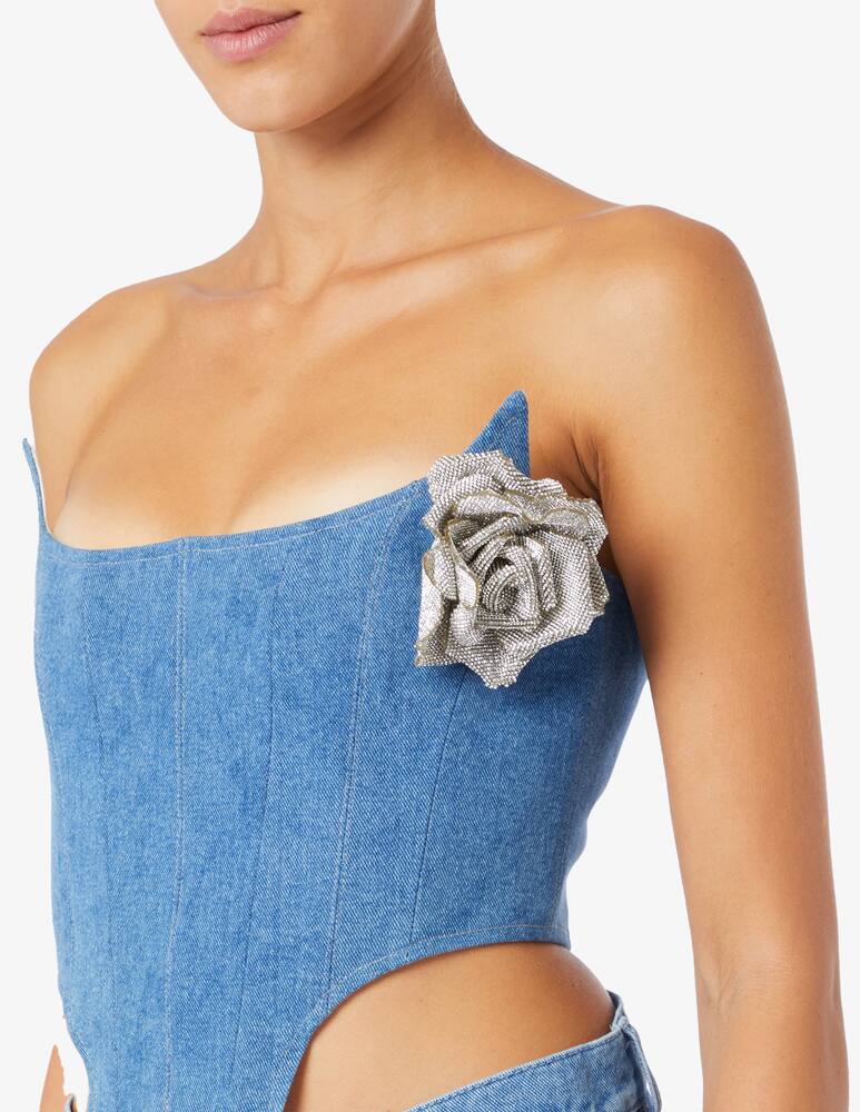 rinascente Giuseppe di Morabito Denim bustier